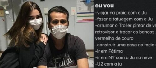 Filha acha lista de planos do pai meses depois que ele morreu. (Reprodução/Redes Sociais)