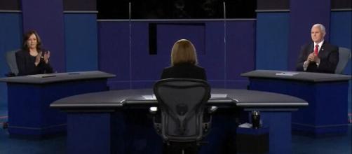A Vice Presidential debate takes place between each Presidential candidate's running mate. [Image Source: Global News/YouTube]