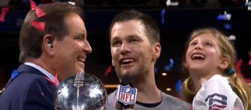 Brady's mom was present during the quarterback's Super Bowl LIII win. [Image Source: NFL/YouTube]
