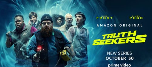 Amazon estreia série 'Truth Seekers', criação de Simon Pegg e Nick Frost. (Reprodução/Amazon Vídeo)