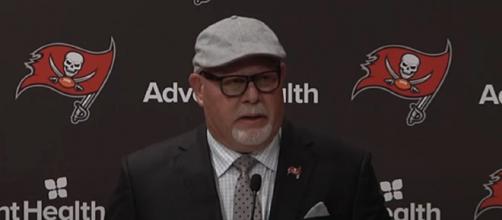 Arians failed to make the necessary adjustments vs Saints. [Image Source: Tampa Bay Buccaneers/YouTube]
