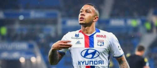 Memphis Depay, punta del Lione.