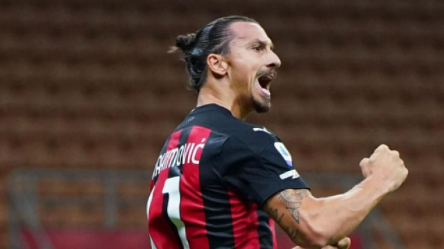 Zlatan Ibrahimovic, punta del Milan.