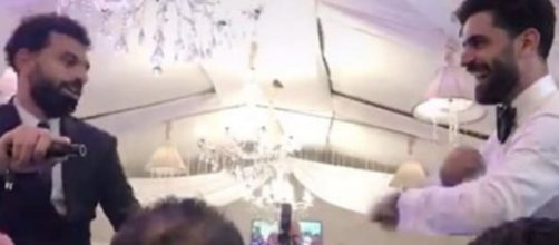 Mohamed Salah au mariage de son frère.