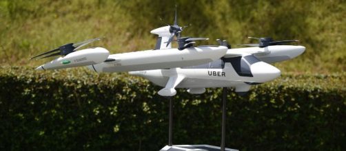 Uber and Hyundai unveil plans for air taxi. [Image source/NBC News YouTube video]