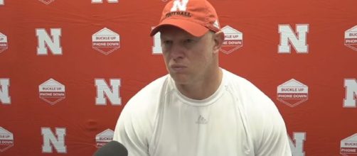 Scott Frost's pic featuring his 3 years with the Huskers is reaching viral proportions. [Image Source: HuskerOnline Video/ YouTube]