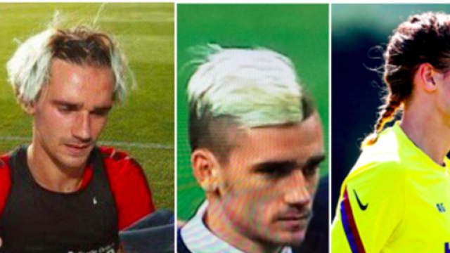Antoine Griezmann vers une nouvelle coupe de cheveux ? Photo montage capture d'écran Twitter