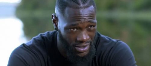 L'ex campione del mondo dei pesi massimi, Deontay Wilder.