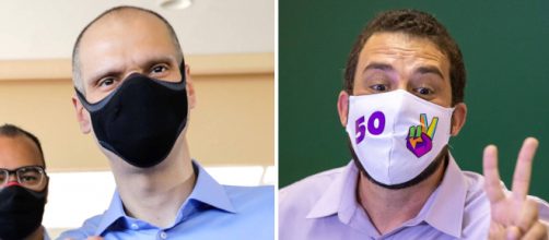 Boulos e Covas disputam o 2º turno em São Paulo. (Fotomontagem)