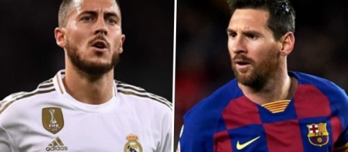 Eden Hazard e Lionel Messi estão entre os jogadores mais valiosos do Campeonato Espanhol. (Fotomontagem)