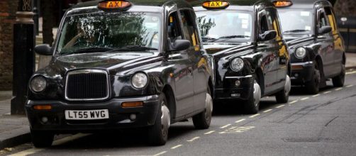 Electric black cabs hit London’s streets. [Image source/BBC London YouTube video]