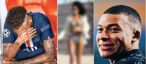 Kylian Mbappé serait en couple avec Cindy Bruma l'ex de Neymar. source montage photo