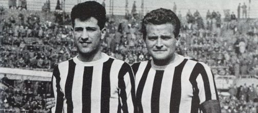 Nella foto Angelo Caroli e Giampiero Boniperti.