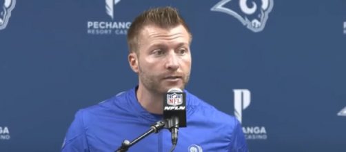 McVay lost to Brady and the Patriots in Super Bowl LIII. [Image Source: Los Angeles Rams/YouTube]