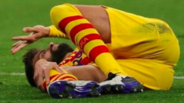 FC Barcelone Piqué devrait être absent entre 4 et 6 mois - Photo Capture d'écran Twitter Marca