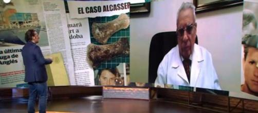 El plató de 'Cuarto Milenio', donde se transmitió un reportaje al doctor Frontela, donde hace referencia al caso Alcàsser
