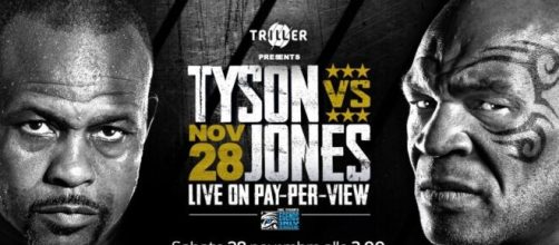 Mike Tyson vs Roy Jones in pay per view su Sky domenica 29 novembre.