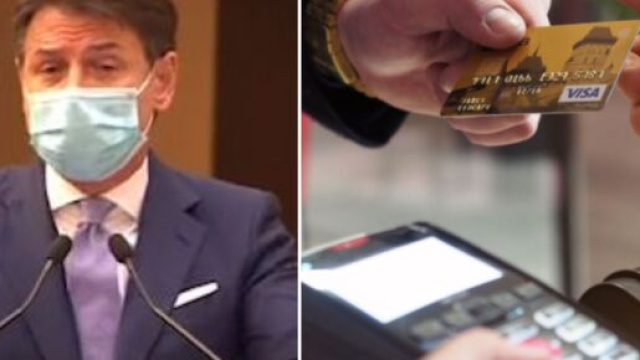 Giuseppe Conte e l'ipotesi di un cashback già a Natale.