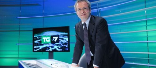 Enrico Mentana direttore del TgLa7: Lega torna a crescere nel sondaggio Swg.