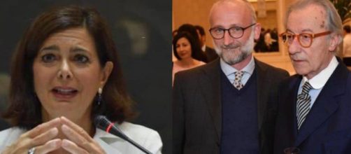 Polemica tra Laura Boldrini e i due Feltri, Mattia e Vittorio.