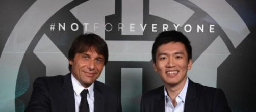 Nella foto Antonio Conte e Steven Zhang.