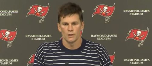 Brady threw for 345 yards and three touchdowns. [©Tampa Bay Buccaneers/YouTube]