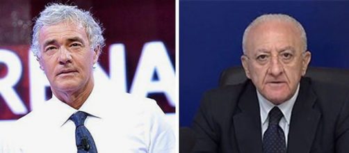 Scontro a distanza tra Massimo Giletti e Vincenzo De Luca.