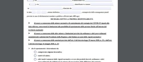 Covid 19 Autocertificazione Novembre Nelle Zone Rosse Necessaria Per Tutta La Giornata