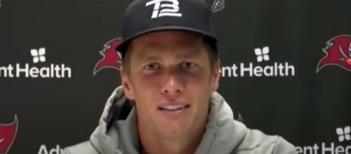 Brady has not been swept by a division rival. [Image source: Tampa Bay Buccaneers/YouTube]