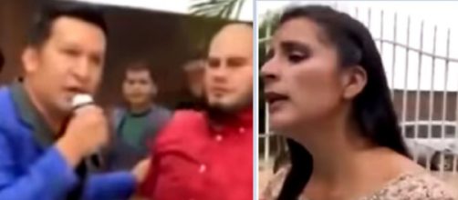 Homem prova que filho que sua mulher espera é do amante em chá de bebê. (Fotomontagem)