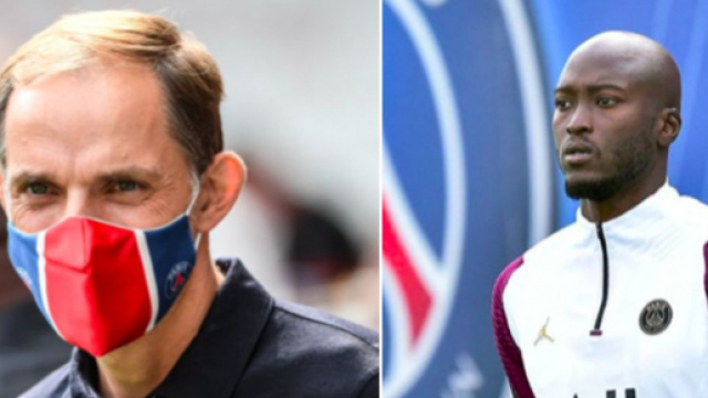 PSG : Danilo Tacle Thomas Tuchel - Photo tuchel capture compte Twitter le 10sport et Danilo instagram du joueur