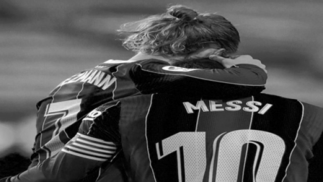 Le message plein d'amour d'Antoine Griezmann &agrave; Lionel Messi fait r&eacute;agir la Toile. source twitter Griezmann