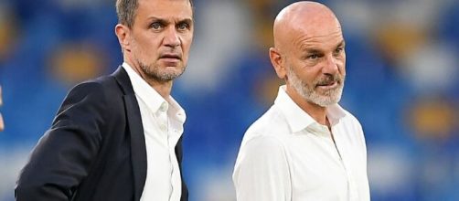 Paolo Maldini e Stefano Pioli (Milan).