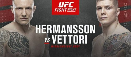 UFC Vegas 16: Hermansson vs Vettori, domenica 6 novembre in diretta su DAZN