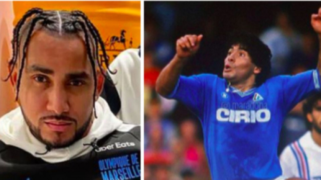 Dimitri Payet se fait détruire par les fans de l'OM - Photo montage instagram payet et Maradona