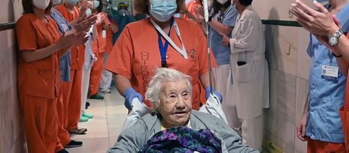 Una paciente de 104 años supera satisfactoriamente la enfermedad mortal de coronavirus en España.