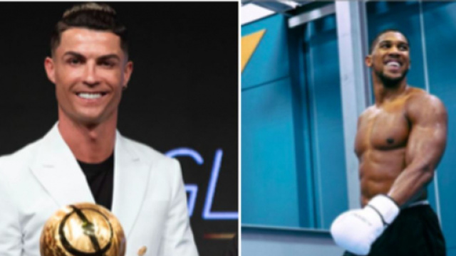 CR7 balance ses secrets de longévité avec Joshua - Photo montage instagram CR7 et Joshua