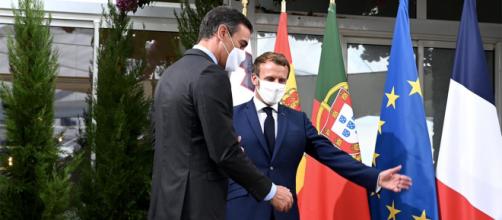 Pedro Sánchez y Emmanuel Macron tuvieron un encuentro el 14 de diciembre en el Palacio del Elíseo.