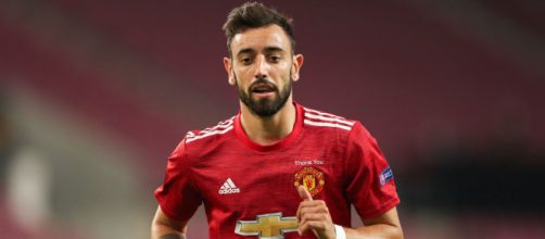 Bruno Fernandes é a principal esperança do Manchester United no Campeonato Inglês. (Arquivo Blasting News)