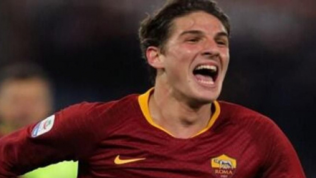 Nicol&ograve; Zaniolo, centrocampista offensivo della Roma.