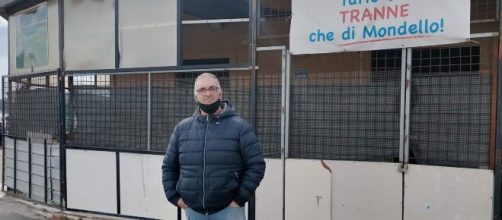 Vincenzo Raccampo, ideatore dello striscione a Mondello.