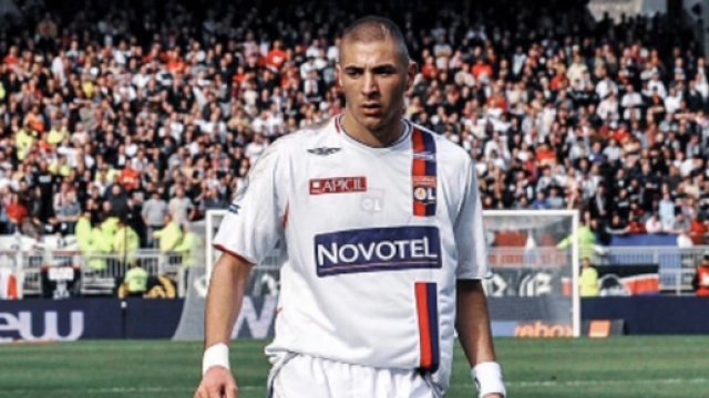 Benzema sous le maillot de Lyon