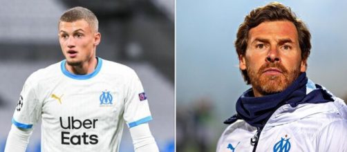 Le tweet énigmatique de Cuisance en direction de Villas-Boas après OM-Olympiacos. Montage Photo