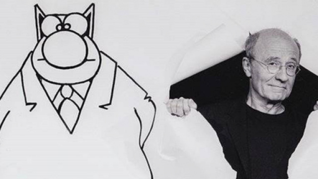 Philippe Geluck a sorti son 23e album du Chat (©Twitter Philippe Geluck)