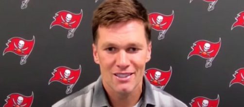 Brady threw for 320 yards and two scores in the 2nd half vs Falcons (Image Credit: Tampa Bay Buccaneers/YouTube)