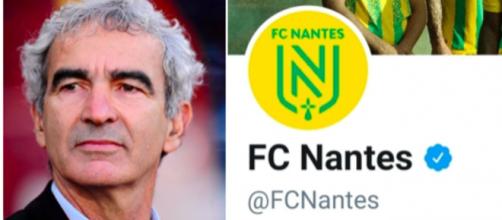 Raymond Domenech est de retour au FC Nantes - Photo montage