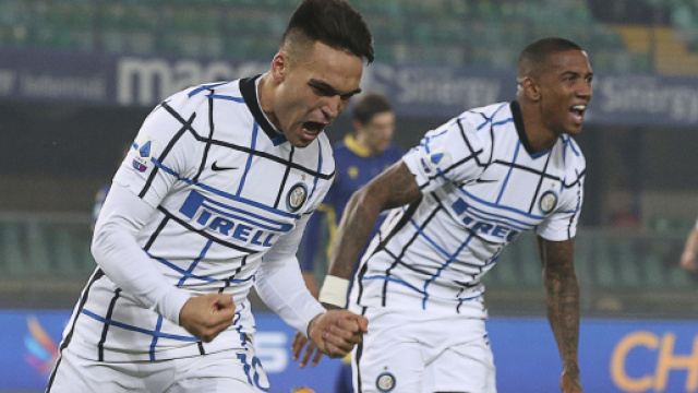 Verona-Inter 1-2, i nerazzurri conquistano la settima vittoria consecutiva.