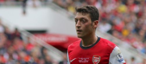 Mesut Ozil, centrocampista offensivo dell'Arsenal.