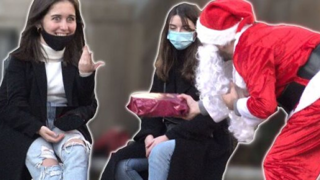 Les Inachevés offrent des cadeaux dans les rues de Rennes © Les Inachevés (YouTube)
