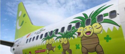 Pokémon plane takes off in Japan. [Image source/World Teach YouTube video]